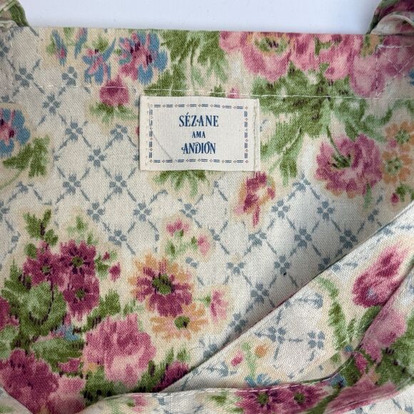 Sezane x Andion Limited Edition Floral Tote Bag New - Picture 5 of 10